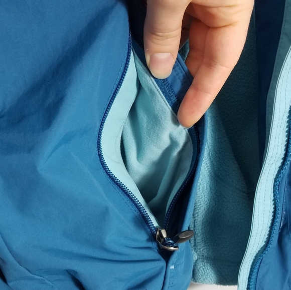 Warm LLBean 3 in 1 teal blue winter ski jacket, L - Picture 5 of 8